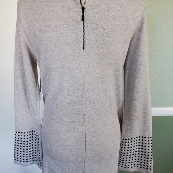 NIC & ZOE GRAY LONG-SLEEVE MIDI DRESS - Picture 5 of 8